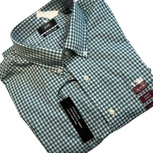 berkley jensen dress shirts Berkley Jensen Men's Dress Shirt Size L 16 34-35 Long Sleeve Button Down Blue